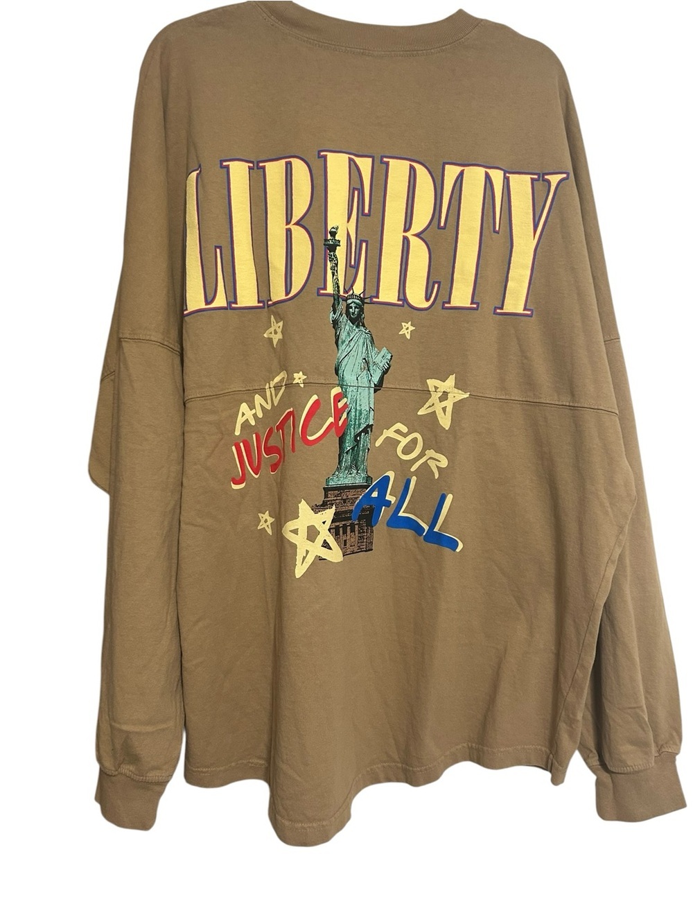 🗽 First Row "Liberty and Justice For All" Spirit Jersey Unisex Size XXL 28-31